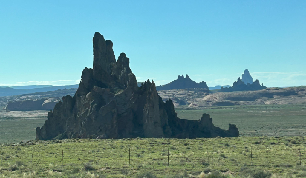 Red sandstone buttes of Monument Valley