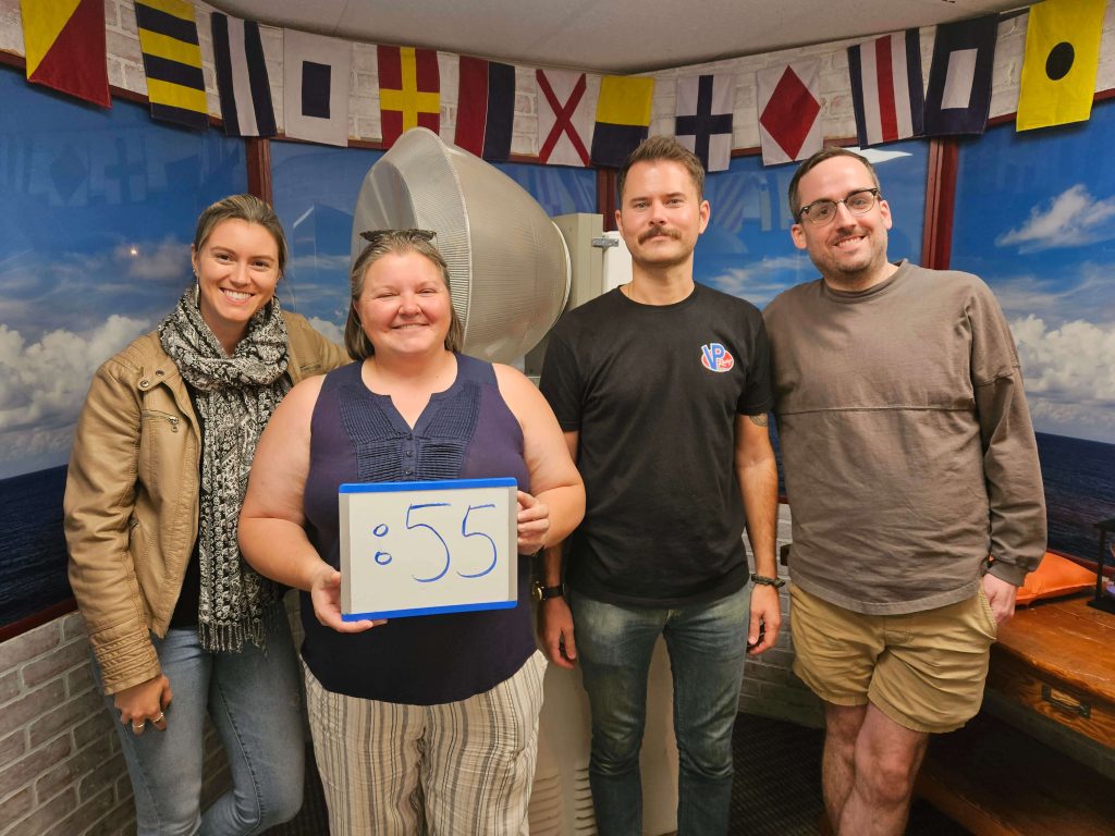 The Customer Success team did an escape room during the All Hands Meeting.