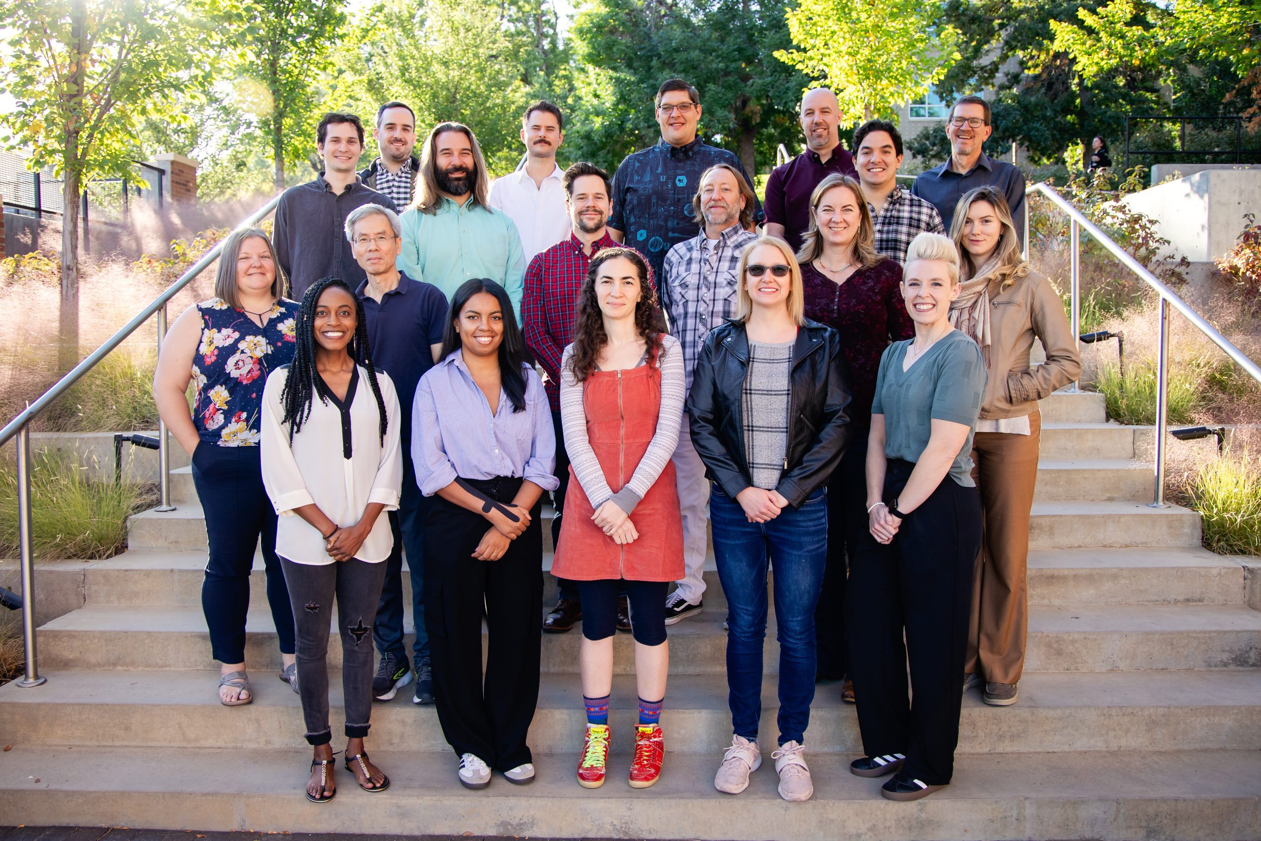 During the All Hands Meeting, our team took a company photo.